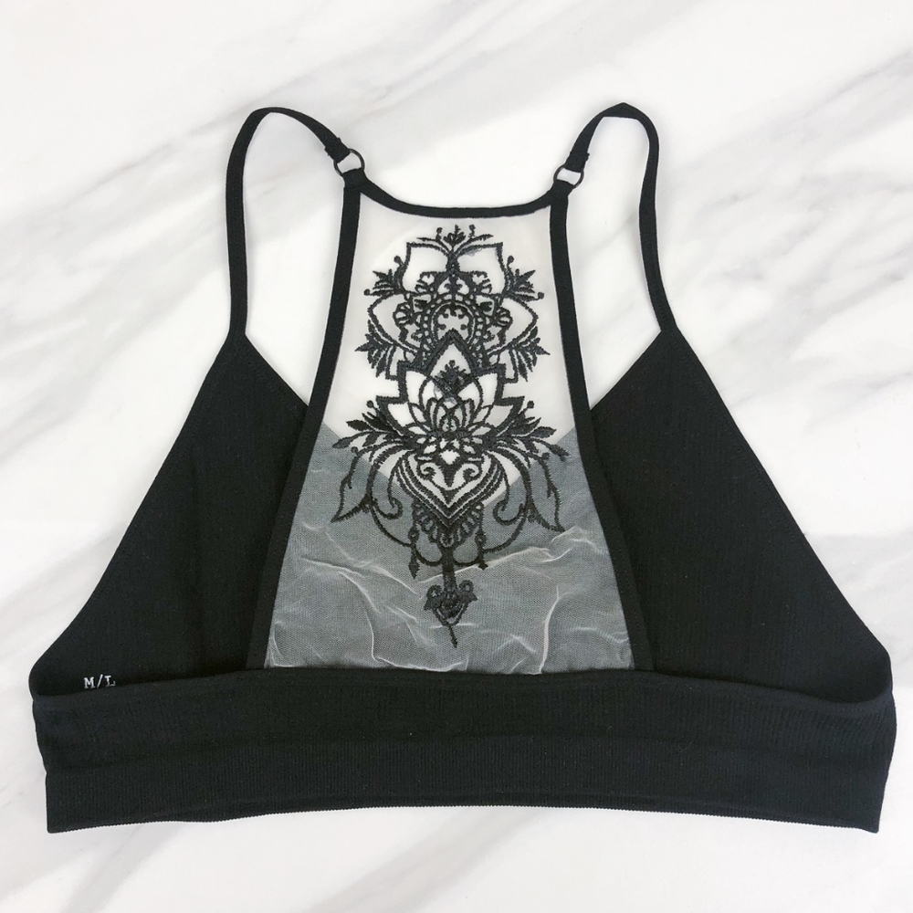 Racerback Bralette | Black - Picture 4 of 7